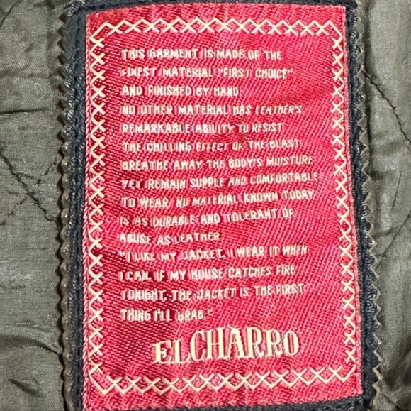 El Charro Distressed Leather Jacket - Picture 7 of 7